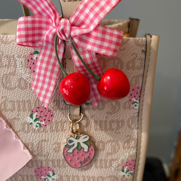FINAL Price offer-Juicy Couture Strawberry Mini Tote Bag-read description - Picture 8 of 8